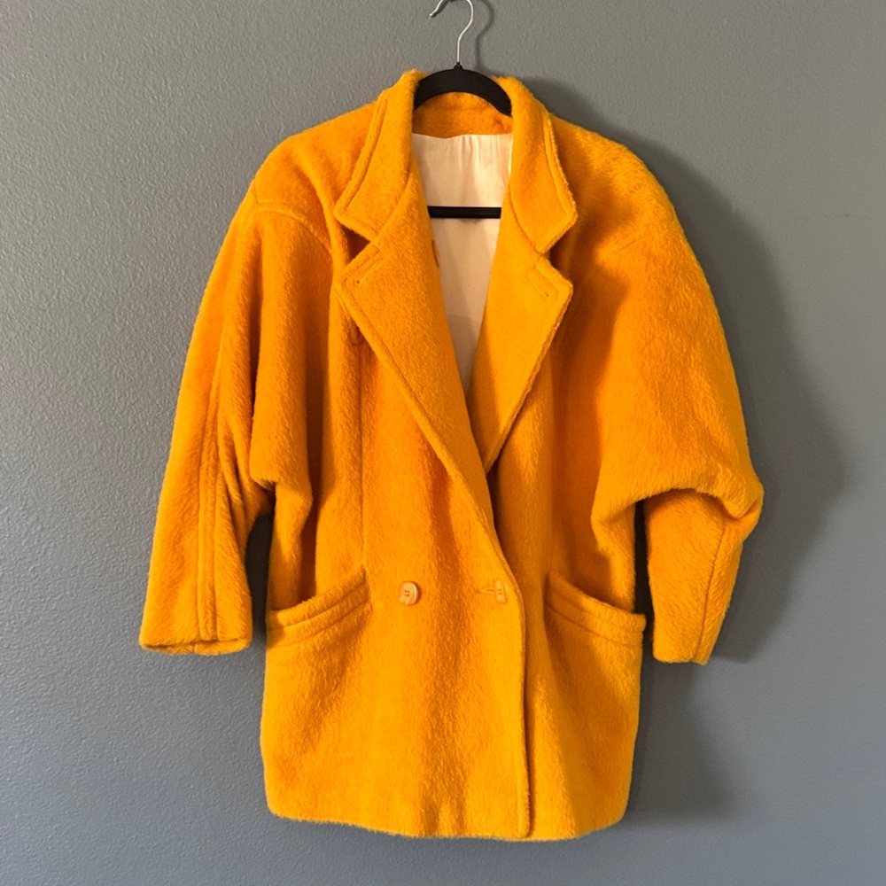 Vtg. Thunder Bay Virgin Wool Teddy Coat